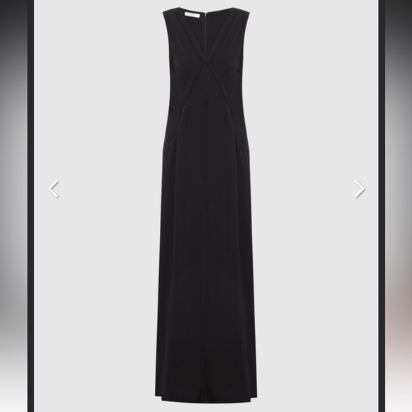 CO V Neck Maxi Dress in Black New With Tags! - Picture 2 of 12